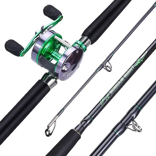 Catfish & Saltwater Surf Combo – 2-Piece Medium Heavy Casting Rod with Disc