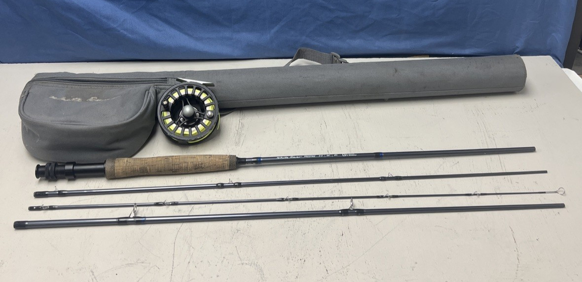 Cabela’s White River Fly Shop prestige Fly Fishing Rod ,Reel, And Case!!