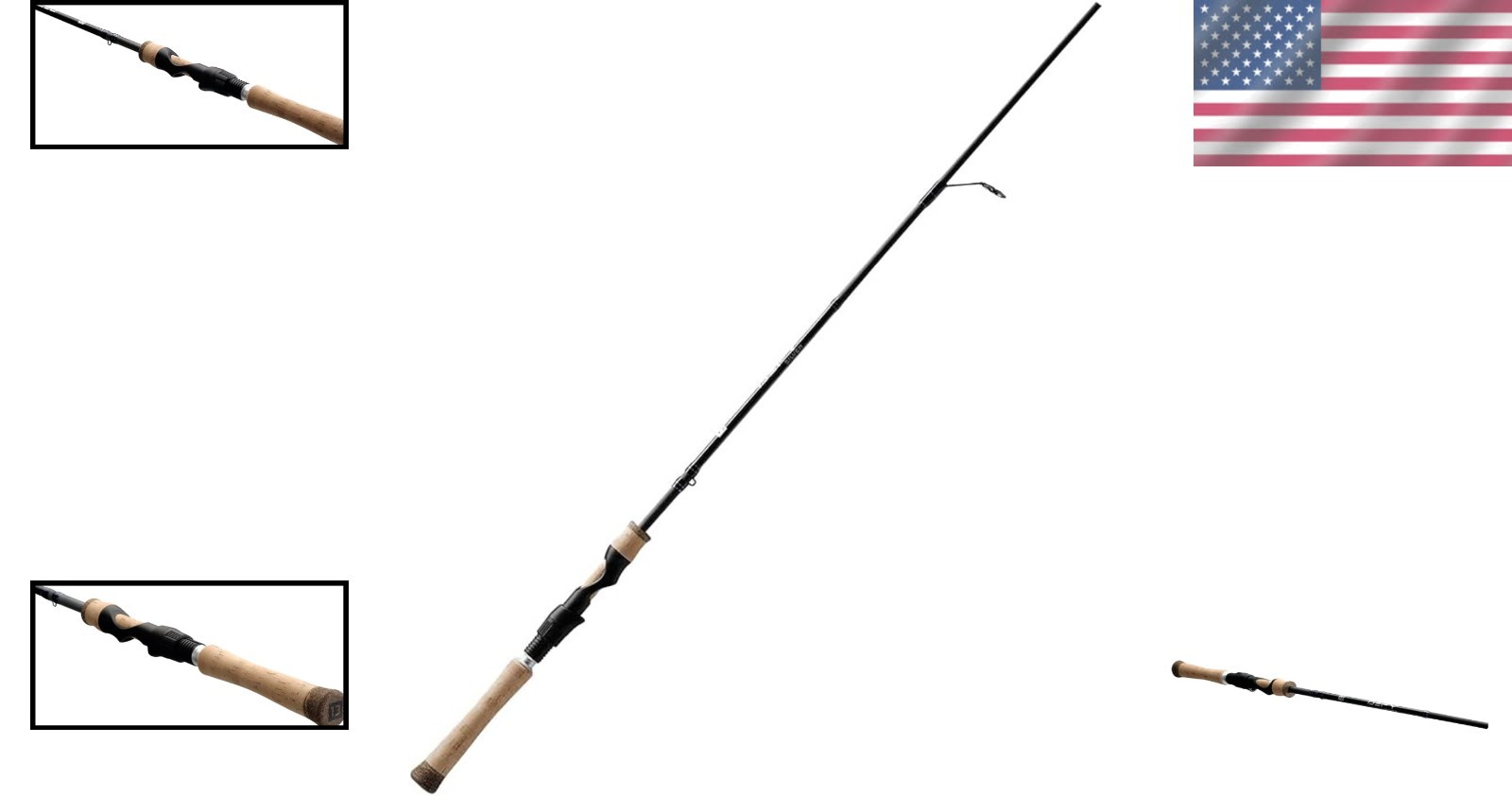 Versatile 6’6″ Defy Silver Spinning Rod – Fast Action for Angling Adventures