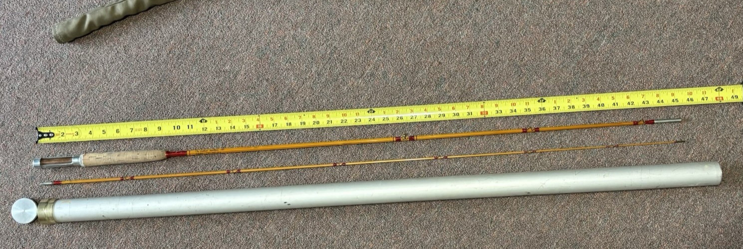 Vintage Peter Phelps Bedford Sportsman 7’6″ #5 #6 1981 Bamboo Fly Rod