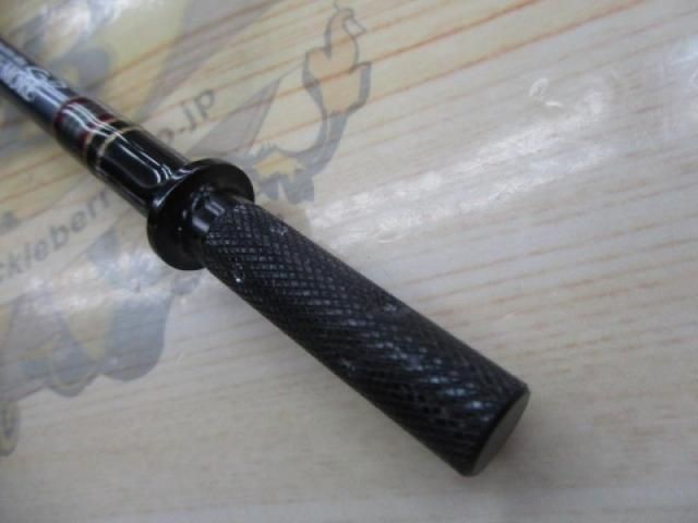 Les Zismore Bauhaus 58MH Black Pearl Clear Red Thread Bass Rod Used