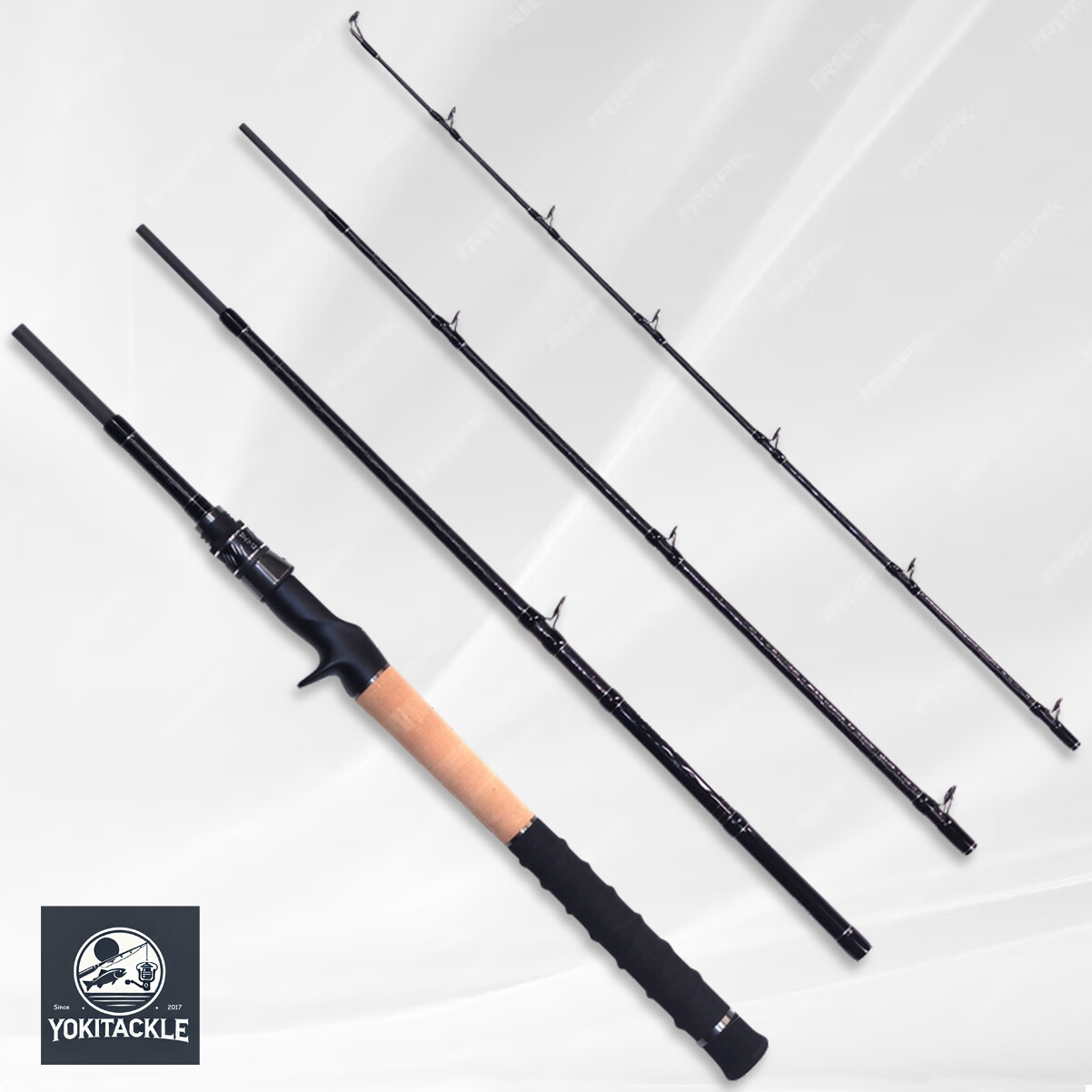 Tailwalk Namazon Mobilly C584MH Baitcasting Rod for Bass 4 Piece Rod