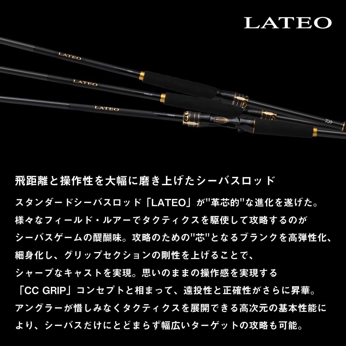 DAIWA Seabass Rod LATEO 96ML/M･K