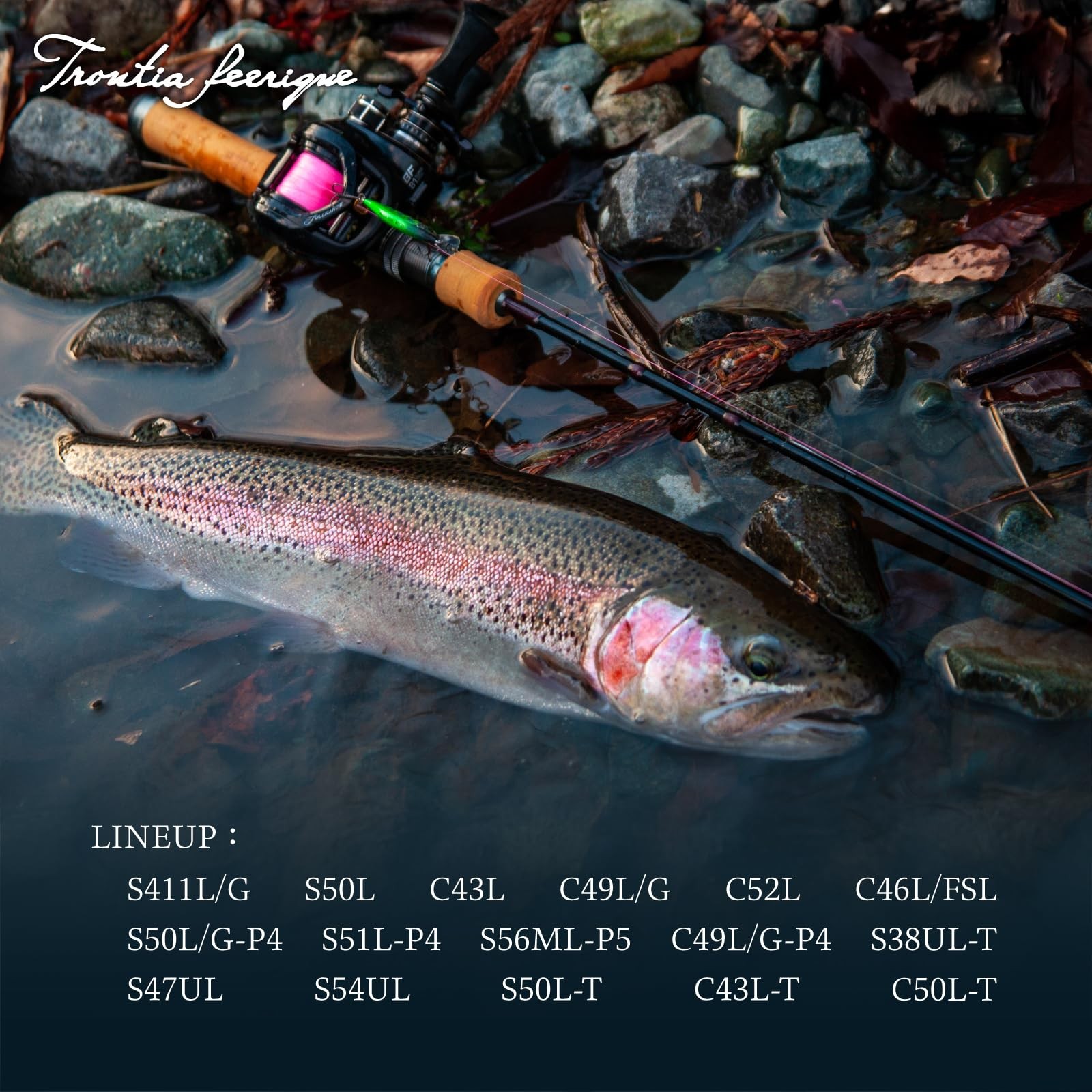 Tailwalk Native Trout Rod Troutia feerique C49L/G-P4