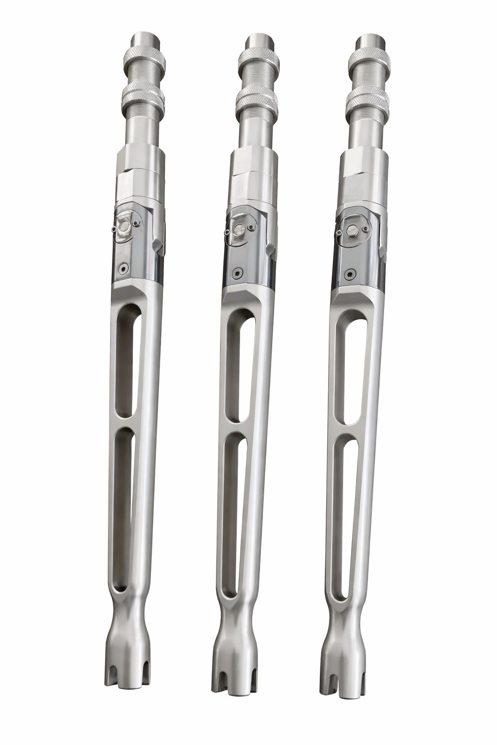 Adjustable Rod Butt-#2 Silver With Ferrule Nut ((2 Position))