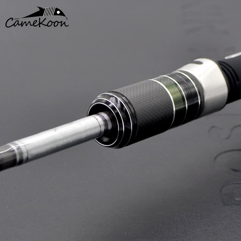 CAMEKOON 2 Pieces Jigging Fishing Rod Fuji Guides and Seat Casting Spinning Rod