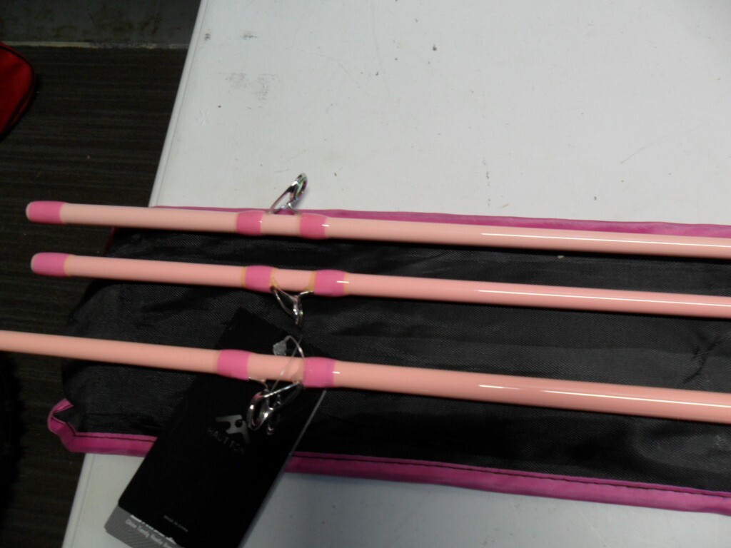 5 Rods Macaroon Bait Casting Fishing Rods,24Ton IM6 Graphite Carbon Fiber 3 Pc.