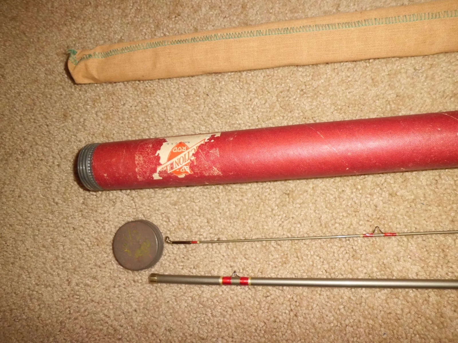Vintage GEP ACTIONIZED Metal Fly 8’6″ Rod made in USA- MINT