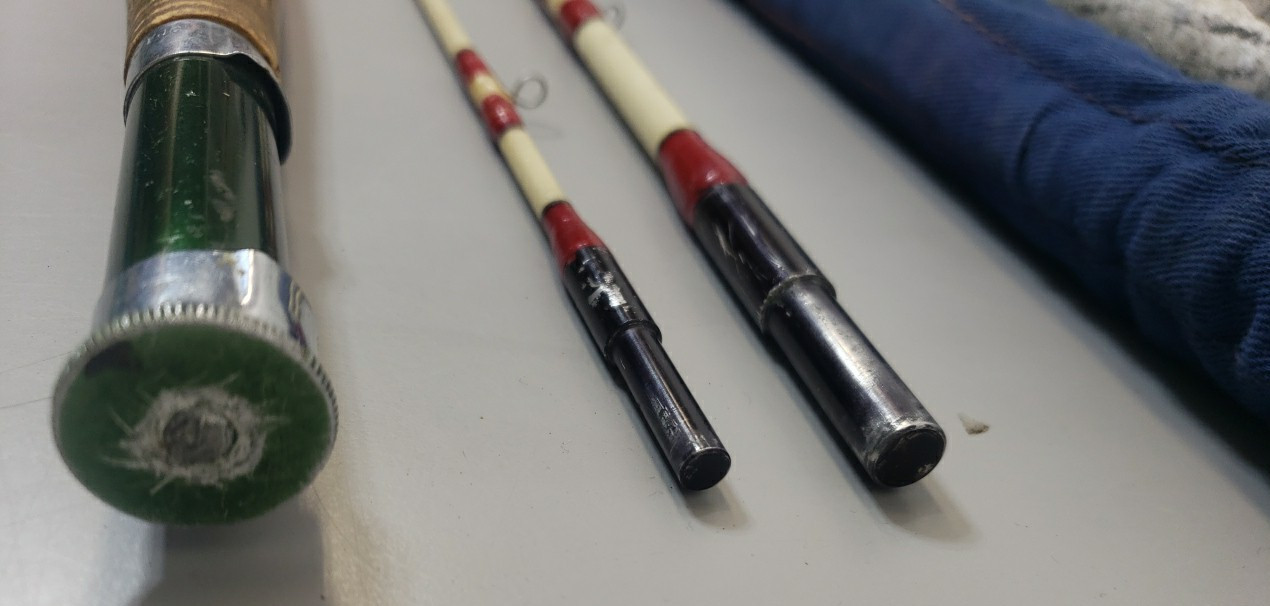 Vintage Shakespeare Wonderod Fly Fishing Rod Howald #1380T-FJC 8’6″ w/ case