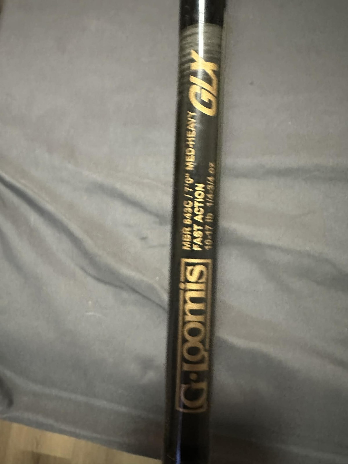 G.Loomis GLX MBR 843C Medium Heavy Fast 7 ft Rod 10-17 lb 1/4-3/4 oz Black
