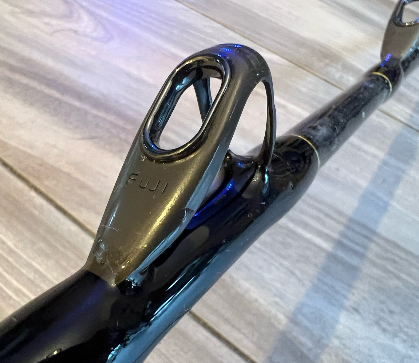 Lamiglas Stand Up Big Game Fishing Rod w/ Rare DB series Fuji Guides & Uni-Butt