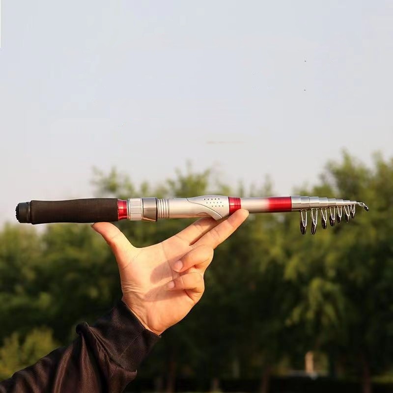 Telescopic Fishing Rod Carbon Fiber Spinning Casting Rod High Sensitive Fast Rod