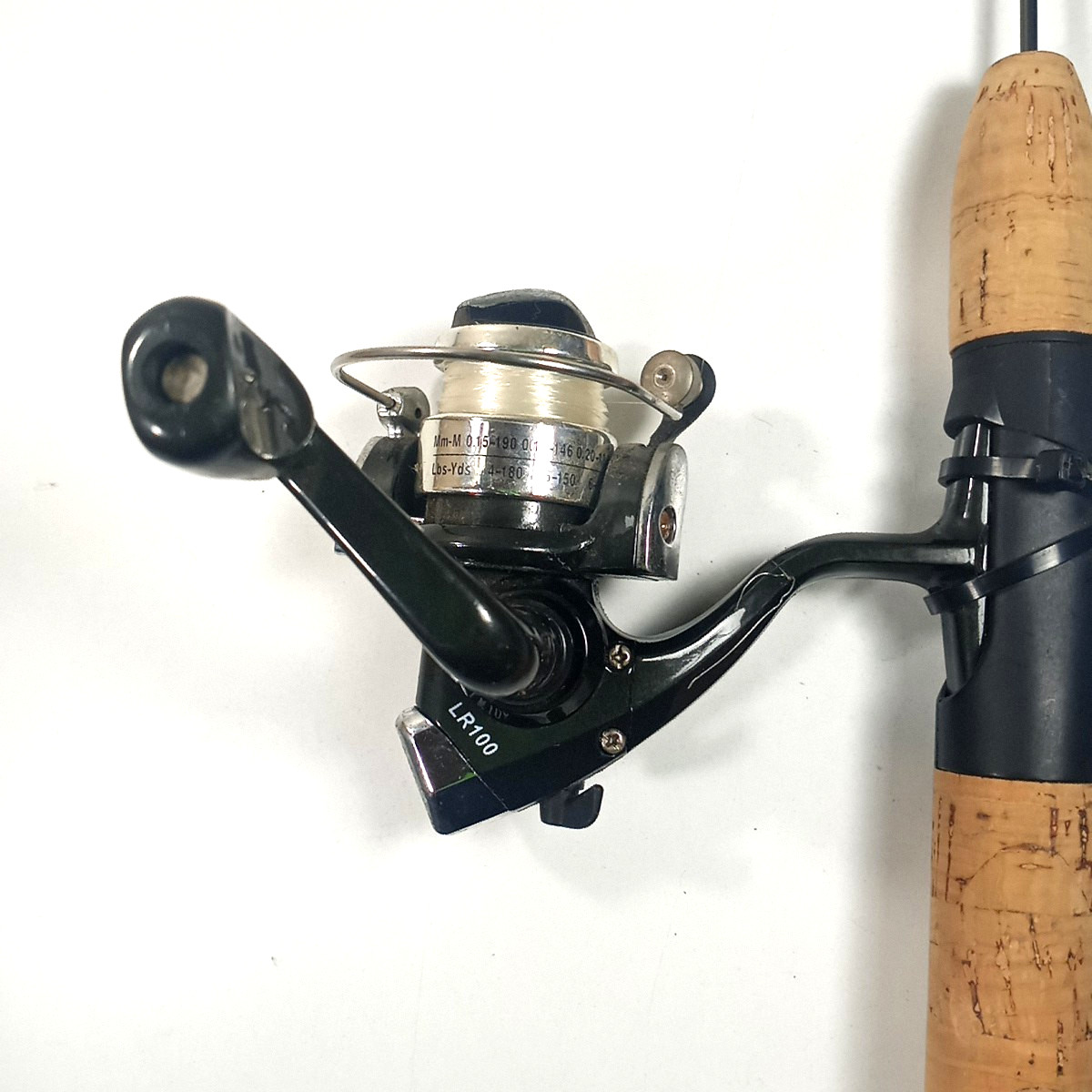 RARE Vtg Berkley LIGHTNING ROD 24″ Ice Fishing Rod LRIS24SUL Reel LR100 Combo