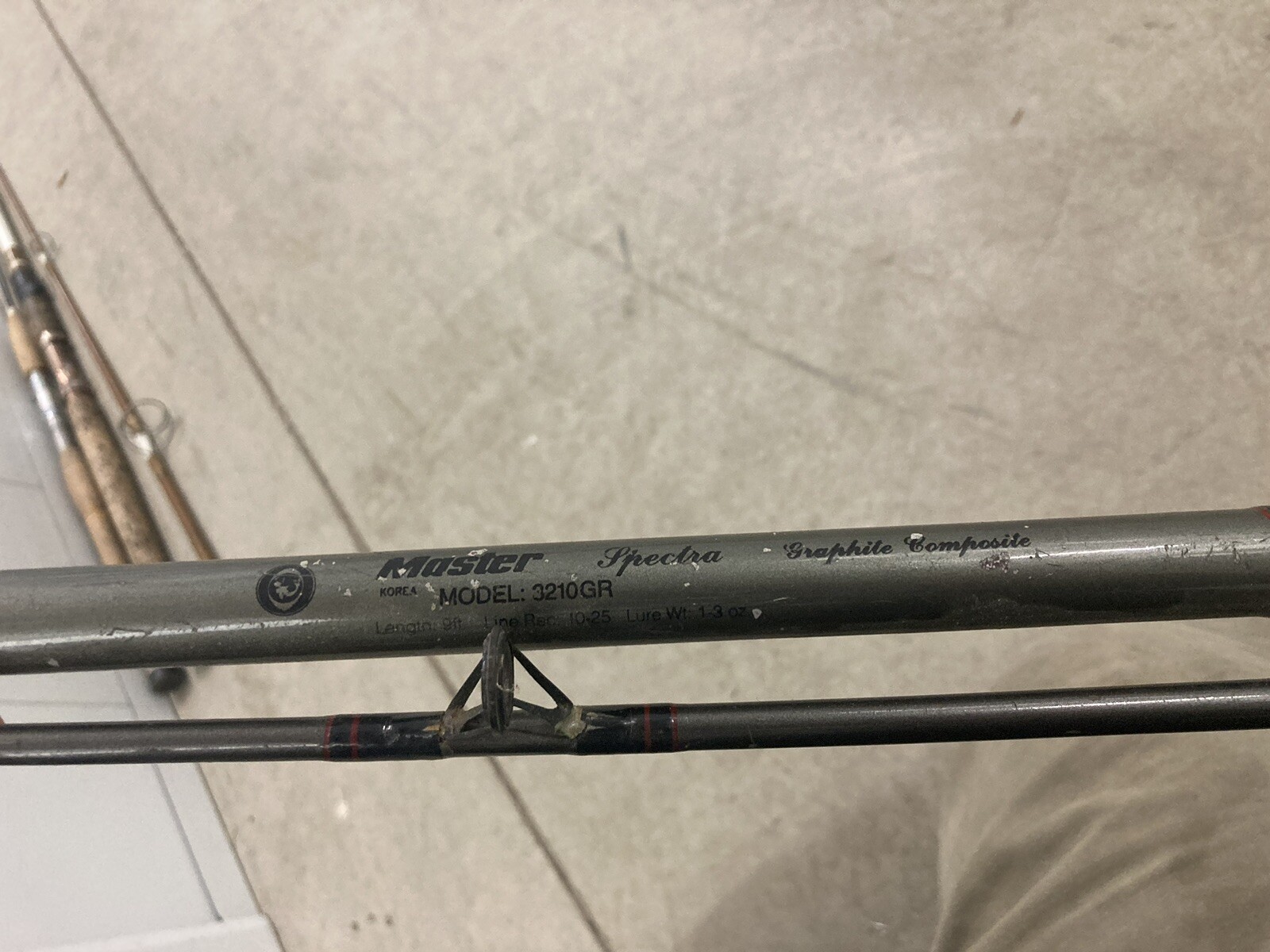 Master Spectra Composite Spinning Rod 9’0″ Model 3210 GR 2 Piece Fishing