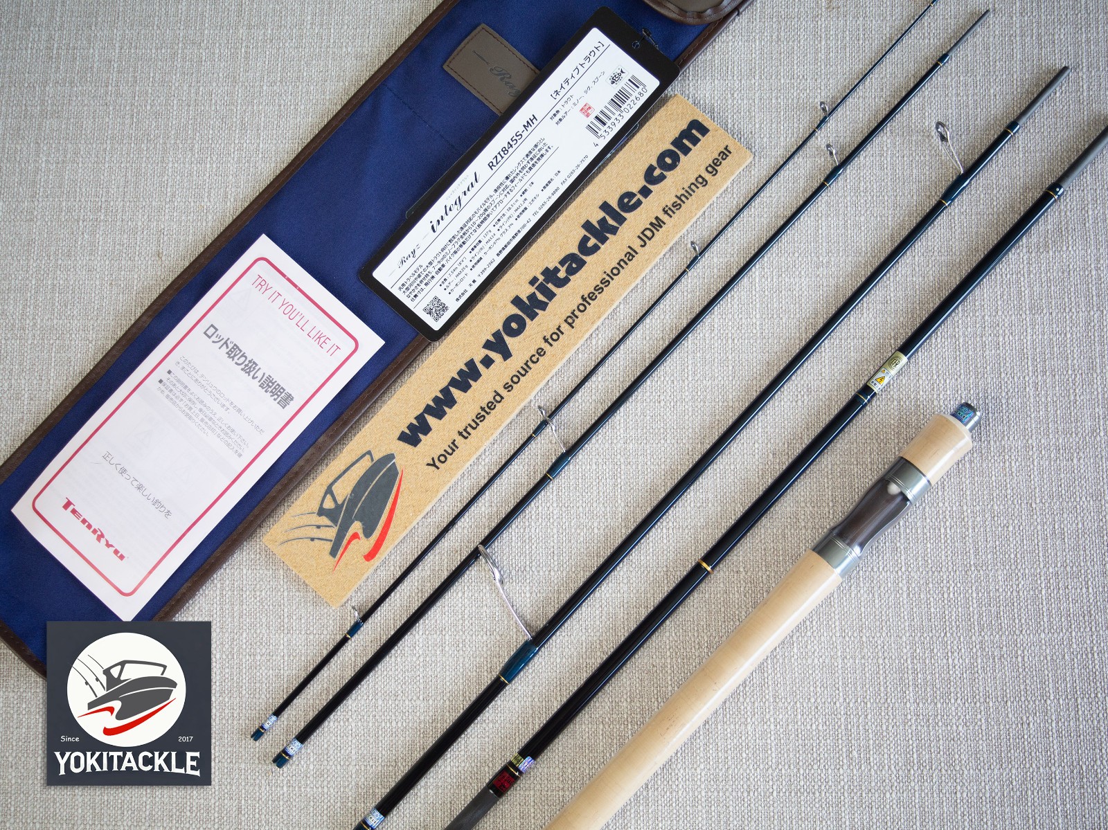 Tenryu 23 Rayz Integral RZI845S-MH 5 Piece Spinning Rod for Trout
