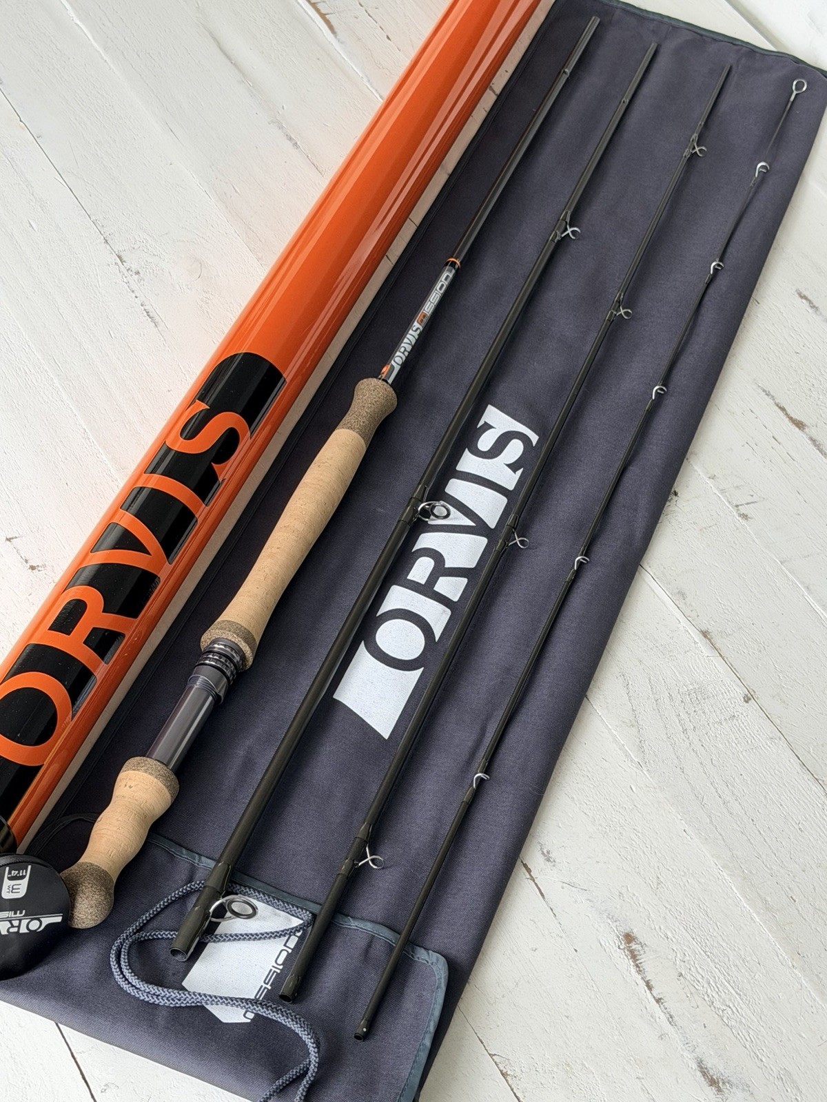 **BEAUTIFUL** 🔥 ORVIS MISSION SWITCH/SPEY 3wt. 11’4”in-4pc Flyrod!🔥