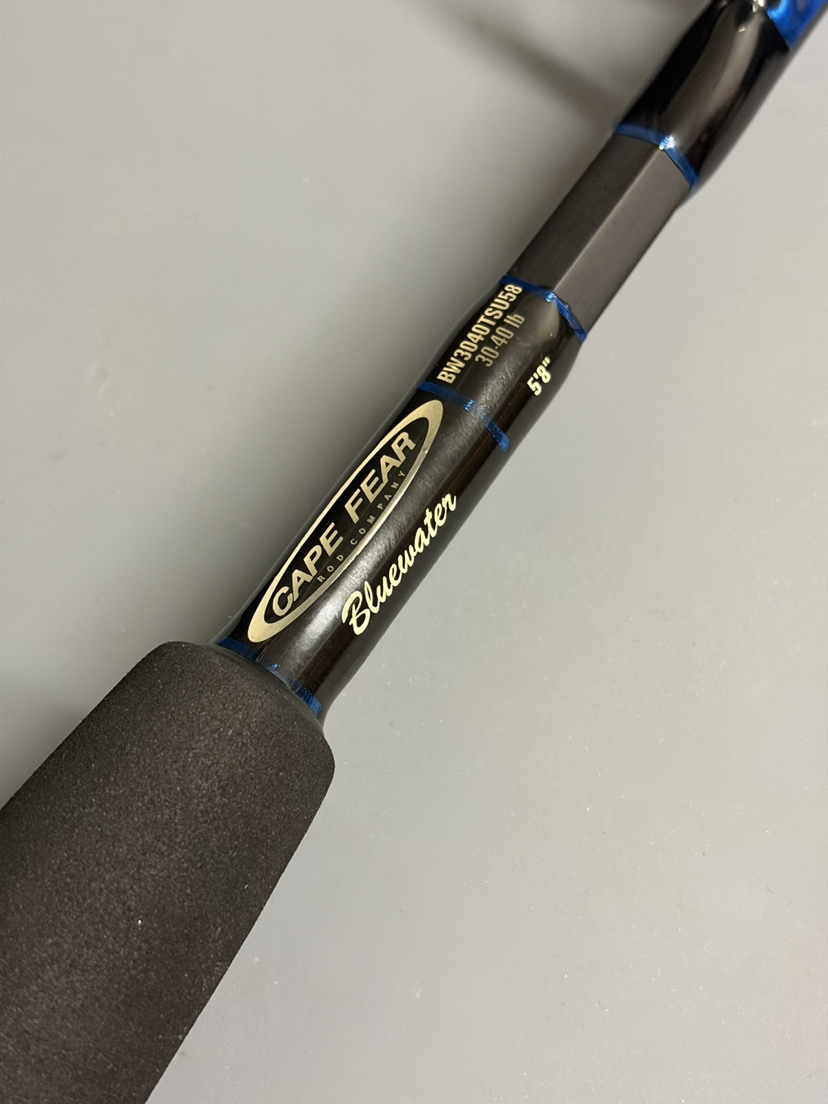 Pair of Cape Fear Bluewater Series Offshore Saltwater Fishing Rods 5’8” & 6’6”