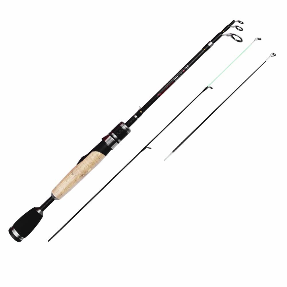 Fish Rig 180 Compact lightweight strong telescopic 180cm Spin Travel fishing rod