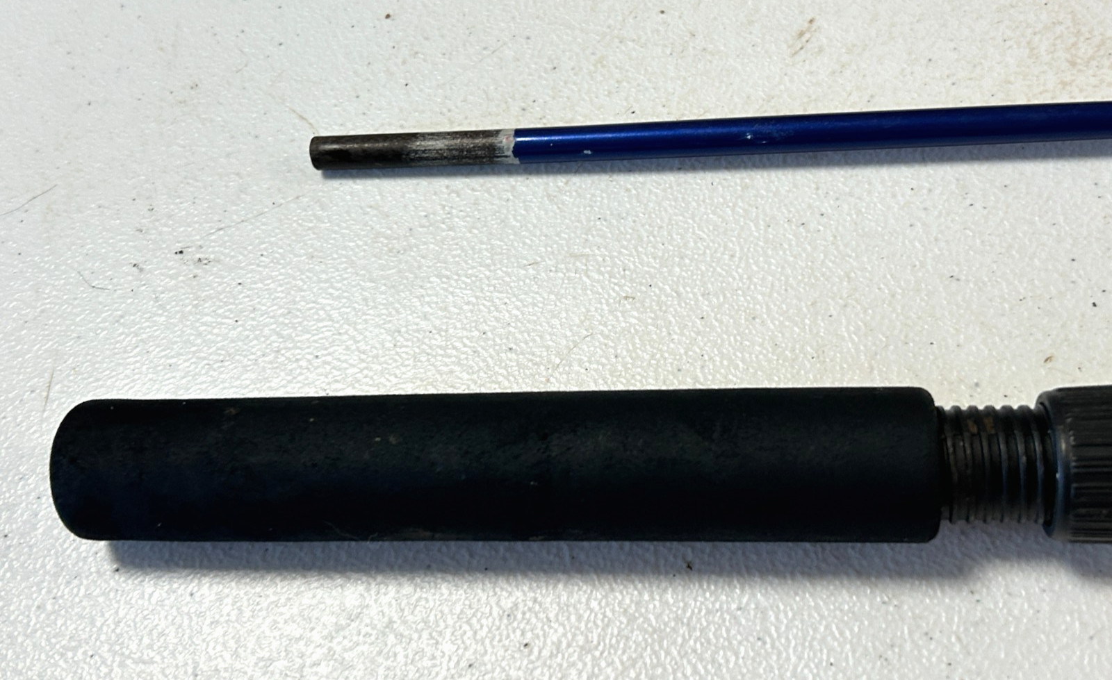 Vintage Purplish Blue Okuma Fin-Chaser Fishing Rod FN-60-30, 6′, 2 Piece