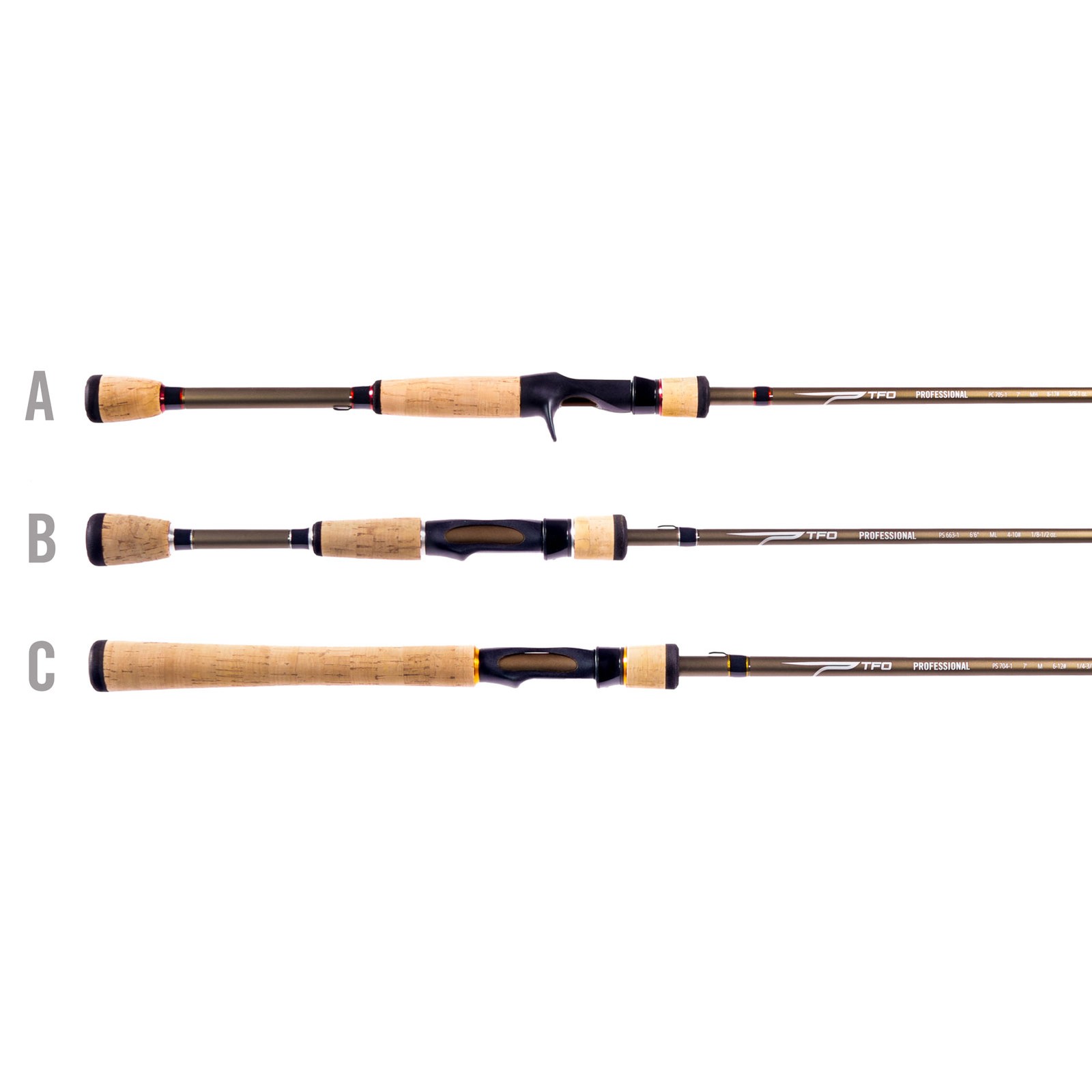 TFO 6’6″ M 1 pc. Professional Spinning Rod (PS-664-1)