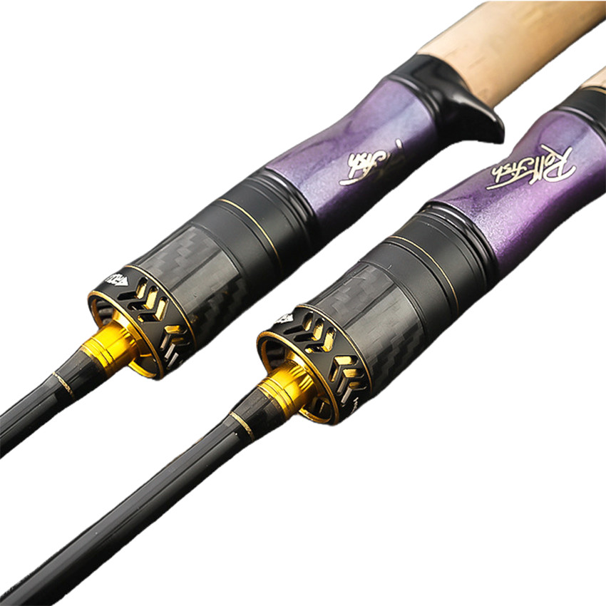 MAKFISH Spinning Rod 6ft 6.6ft 2-8lb Fast Casting Fishing Carbon Rod Trout Cork