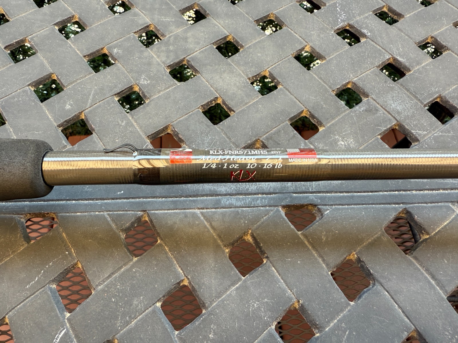 Kistler KLX Feel N Reel KLX-FNRS71MHS, 7’1″, Med Heavy, Fast, 10-16lb, 1/4-1oz