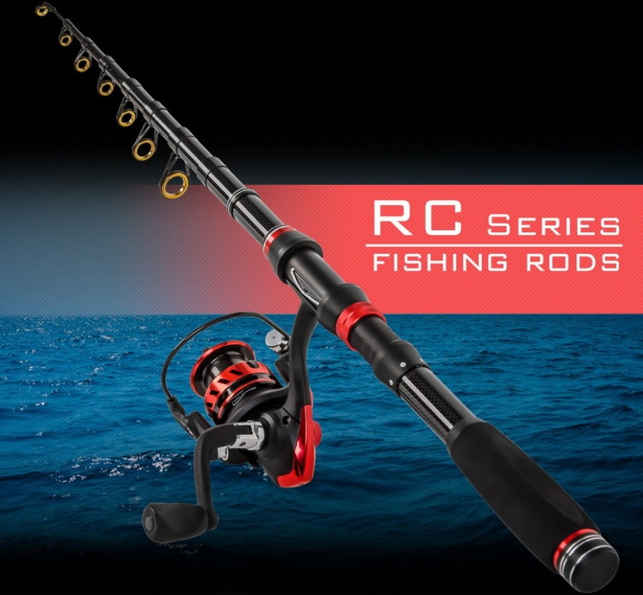 Fishing Rod Travel Rod Spinning Carbon Fiber Fishing Rod Multisection 1.8M-3.0M