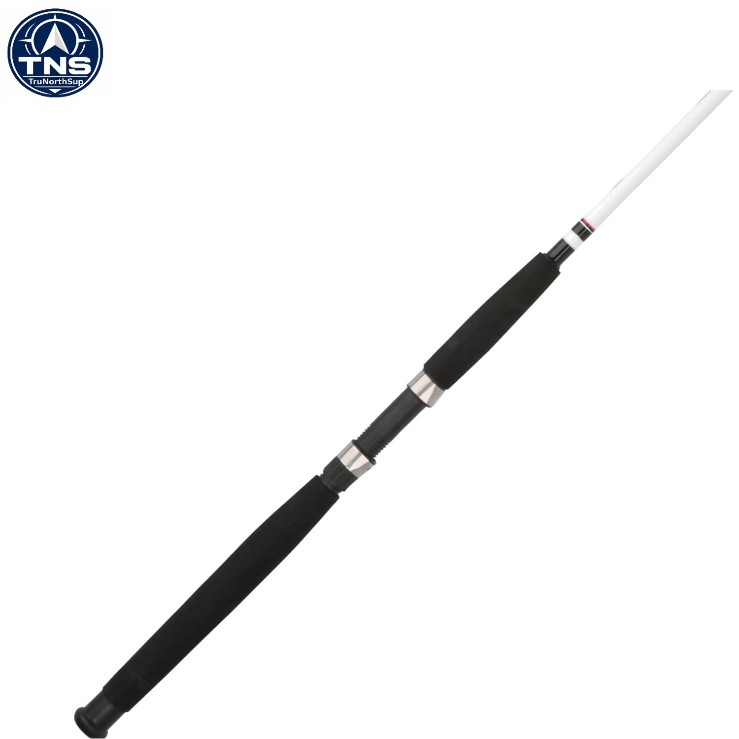 Big Game 8ft Spinning Fishing Rod 2 Pack Medium Heavy 1-4oz Lure Catfish Trout