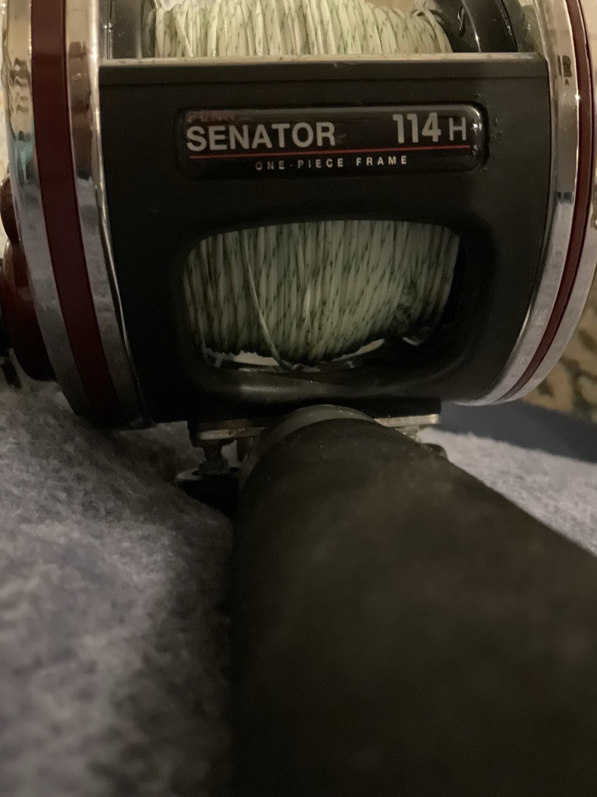 Custom Tournament Rod By “Lott Bros” Pro Anglers 3’ 5” W/ Penn Senator 114H1