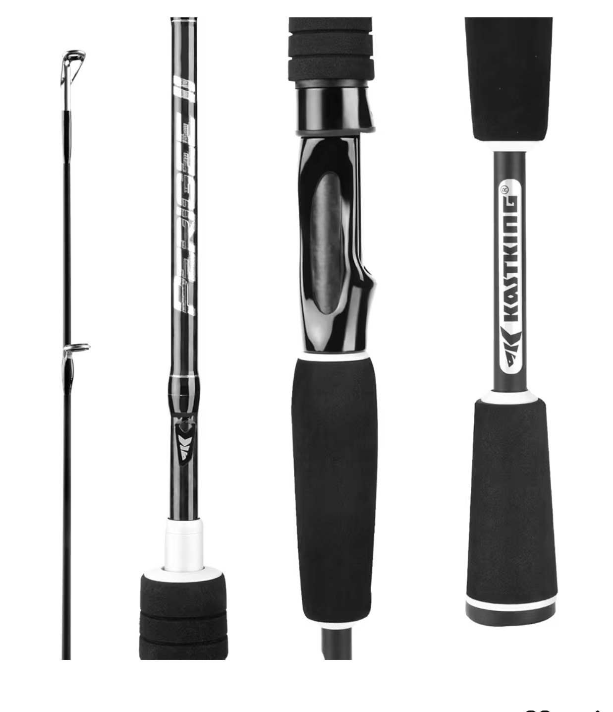 KastKing Perigee II Spinning & Casting Rod.Carbon Fiber Casting and Spinning 2PC