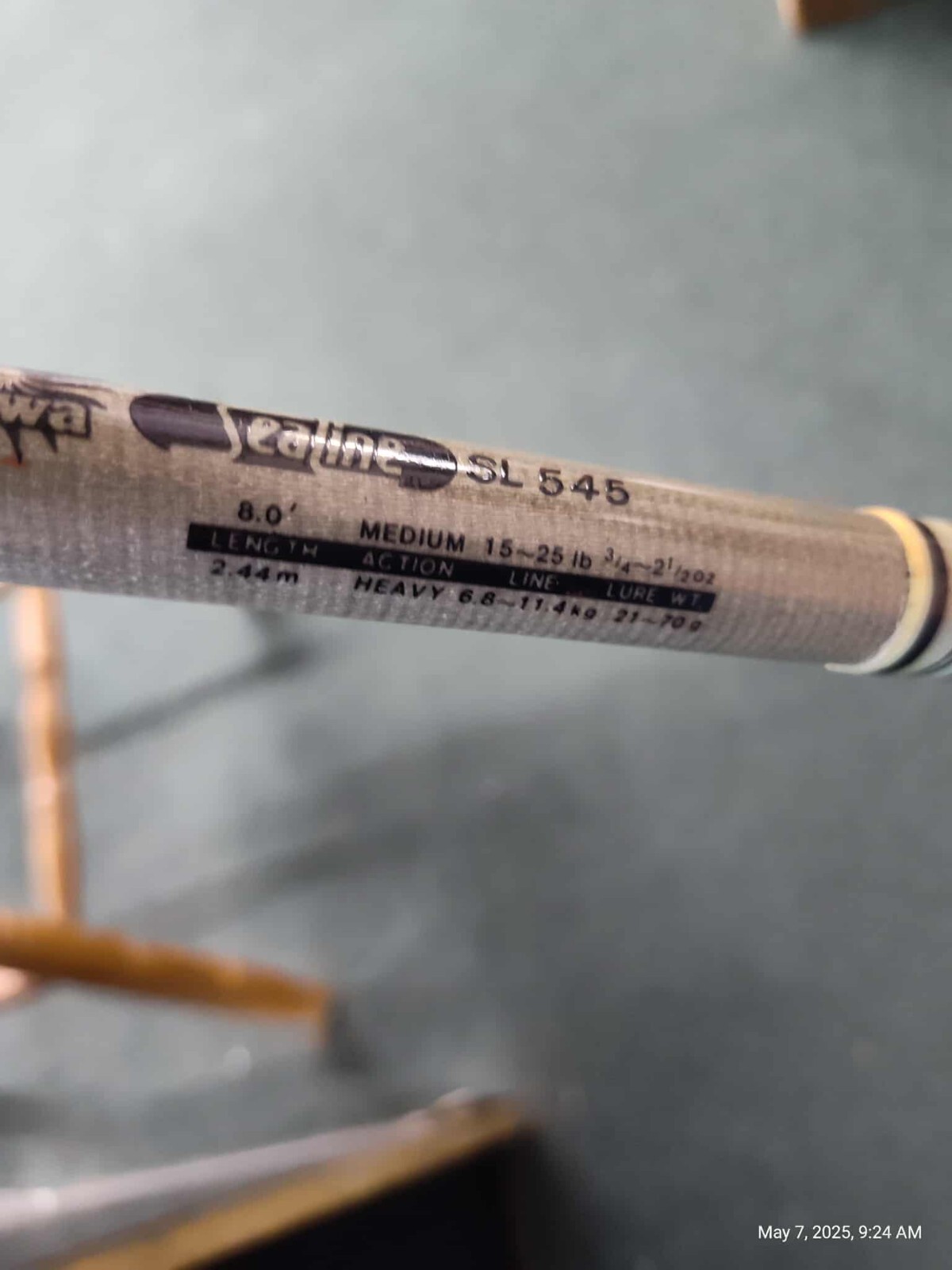 DAIWA SEALINE SL 545 ~ Deep Sea Boat Rod ~ 8′ ~ Used