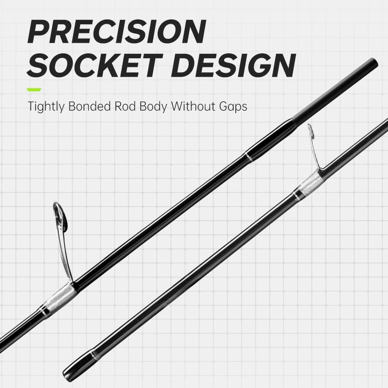 Hunthouse 2.29M 2.52M Squid Egi Fishing Rod 2 Sections M/ML Spinning Eging Rod f