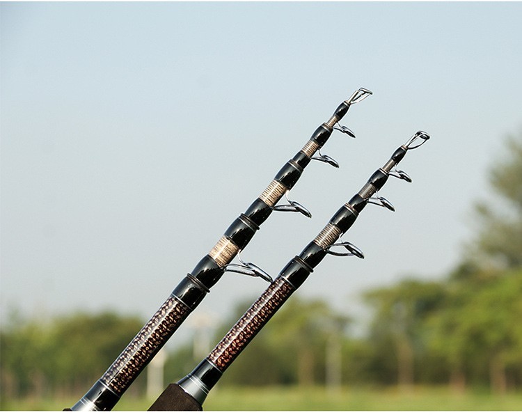 Telescopic Fishing Rod Carbon Fiber Durable High Sensitive Rods Fast Action Pole