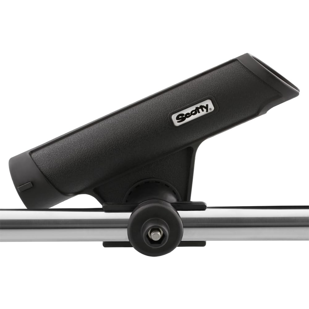 Scotty 355-Bk Rodmaster Ii Downrigger Boom Rod Holderblack 0355-Bk