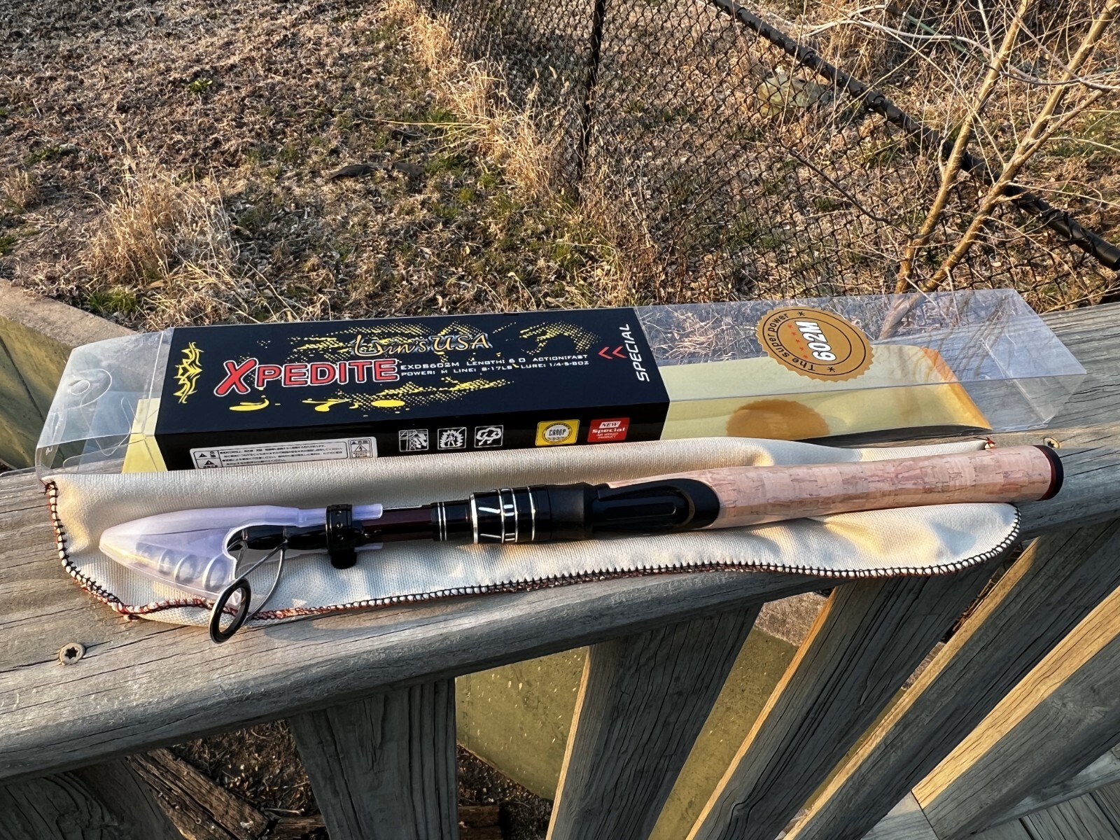 Lin’s Xpedite Portable Telescopic Spinning Fishing Rods, 24T Carbon Blanks.