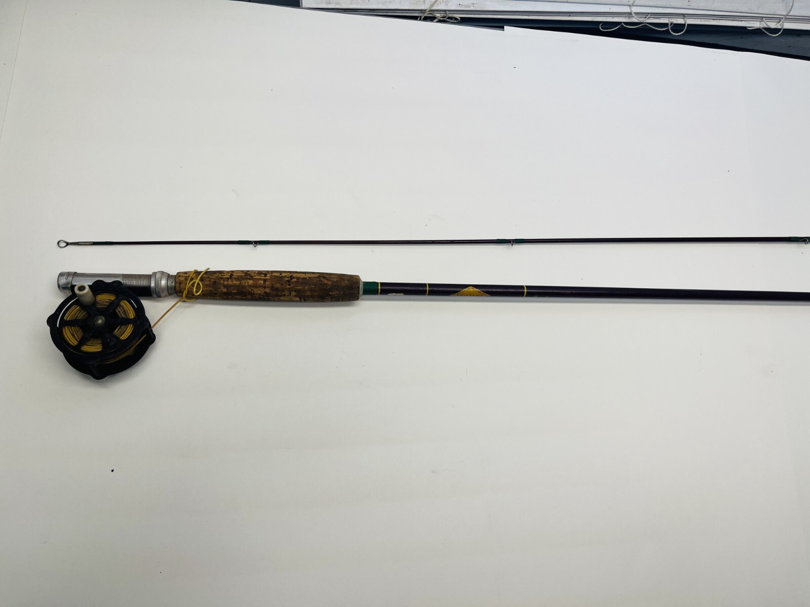 VTG St Croix Chippewa 8 Foot Rod &Reel Fly Fishing Pole Fiberglass – Cork Handle