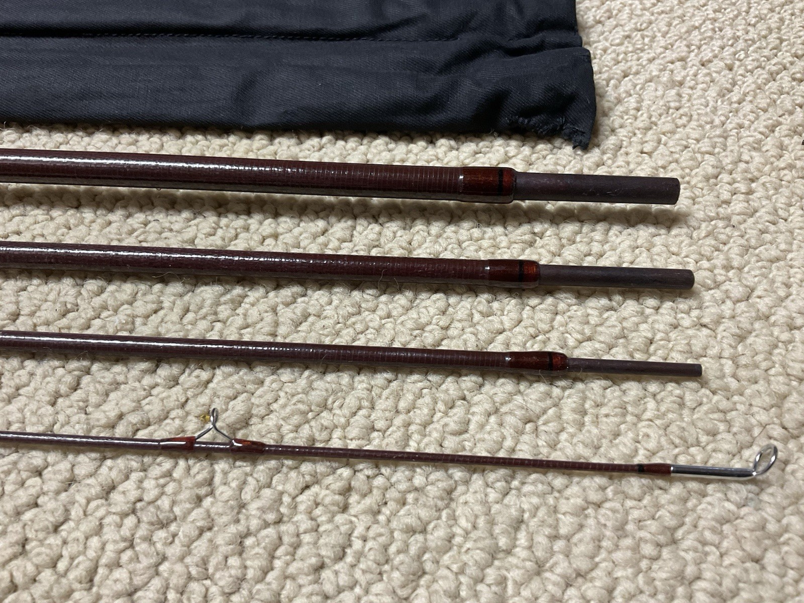 Vintage Scott F794/4 Fly Rod 7’10” 4wt 4pc Brown Fiberglass **NICE**