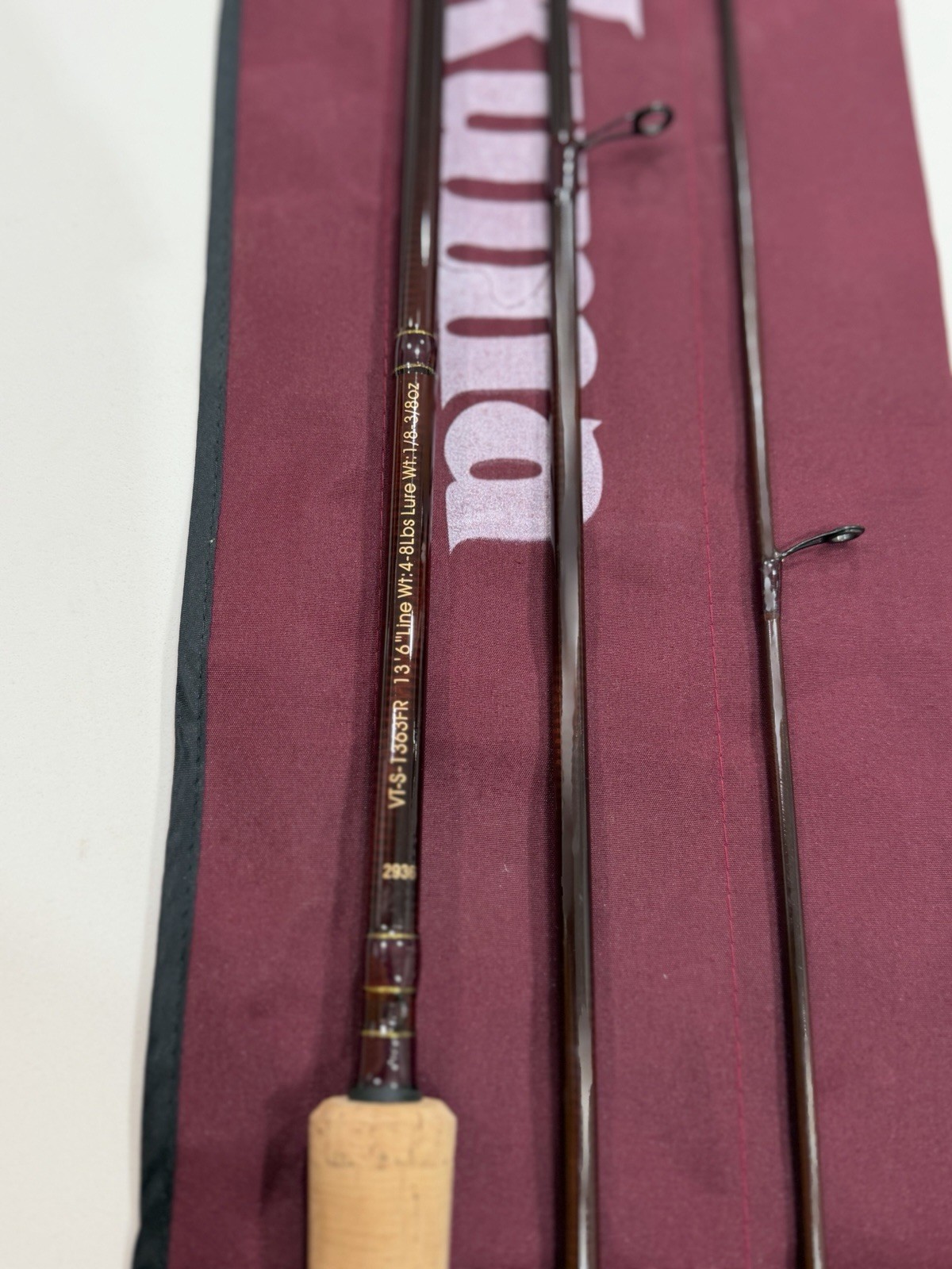 Okuma VT-1363FR rod, which is a 13’6″ float rod 4-8lb Please Make An Offer