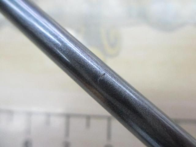 Les Zismore Bauhaus 58MH Black Pearl Clear Red Thread Bass Rod Used