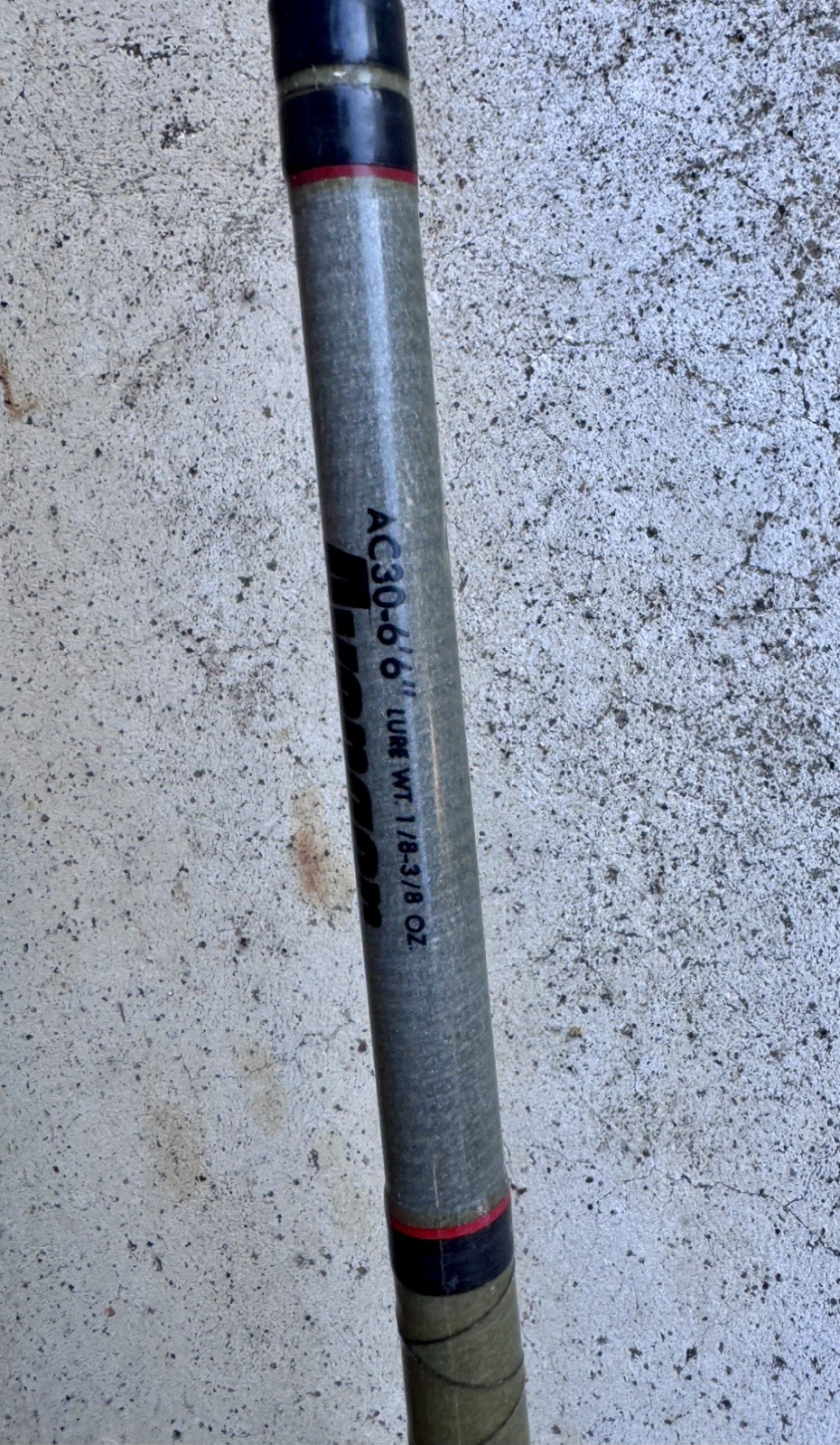 Berkley Vintage 2 Piece Fishing Rod “AVENGER” Medium Action AC30 6’6″