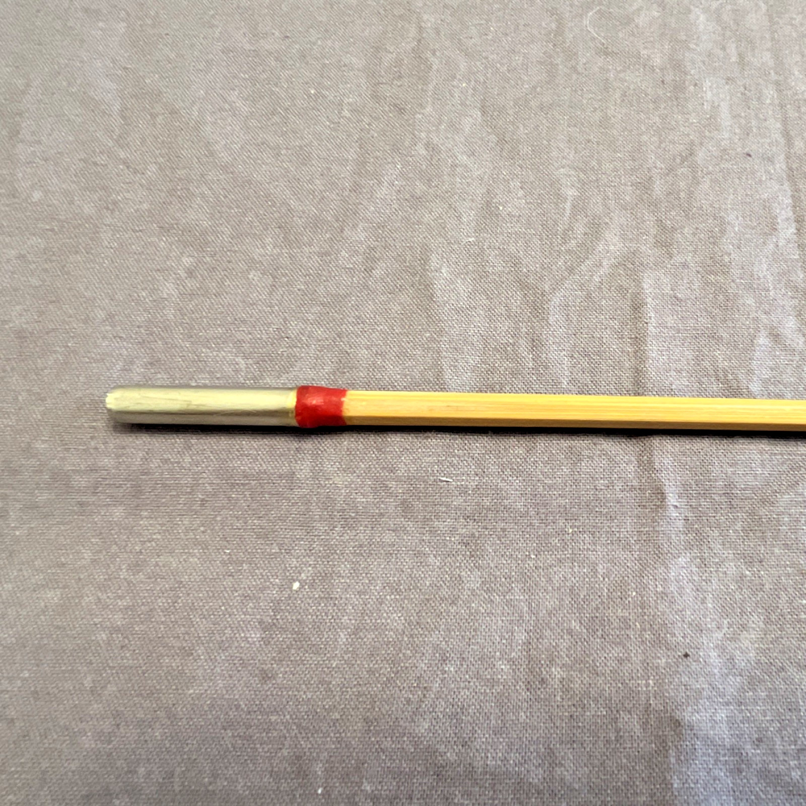 Waterloo Creek Tournament Pro Bamboo 34in Yellow Red Cork Handle Fishing Rod