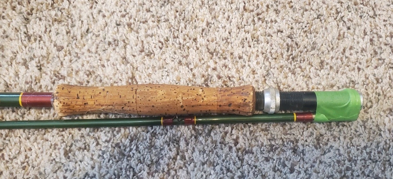 Hastings Oil Filter Fly Fishing Rod 2 Piece Cork Handle 8.5′