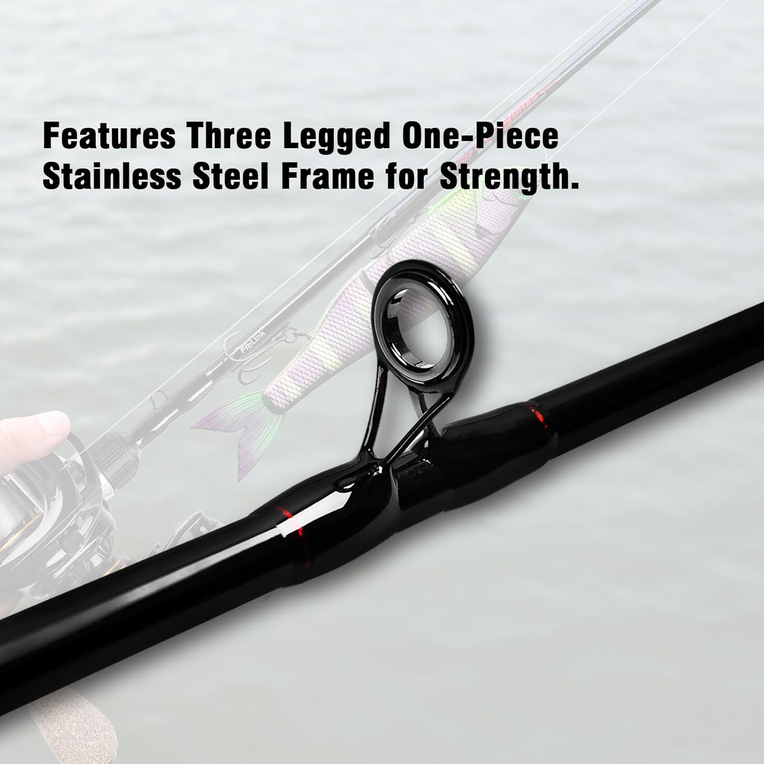 4 Pieces Travel Casting Rod Carbon Baitcasting Fishing Rod Portable Fishing Rod