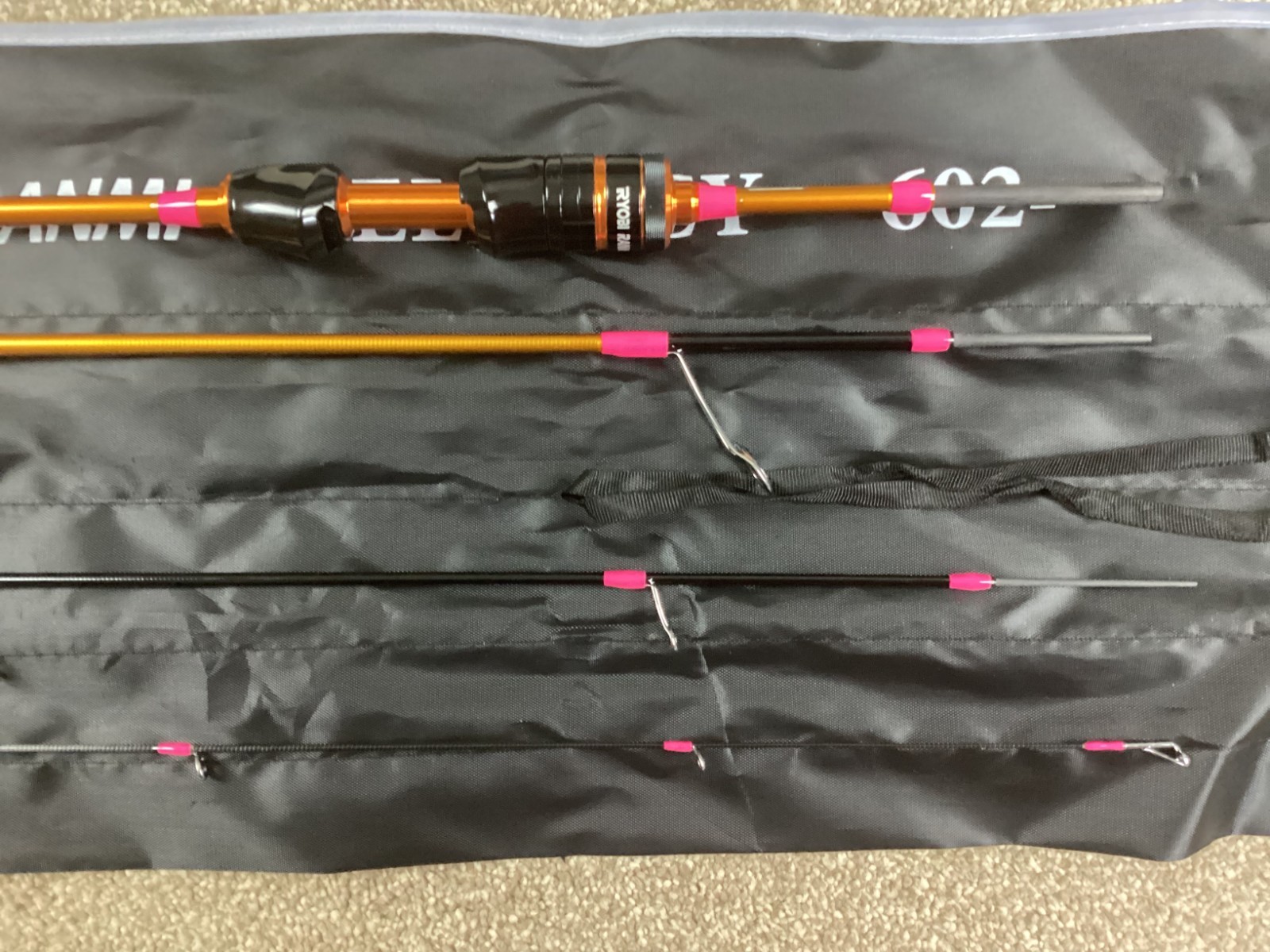 Ryobi Delicacy 662 6′ 6″ 4 pc. UL Travel Spinning Rod 4 piece (no.6)