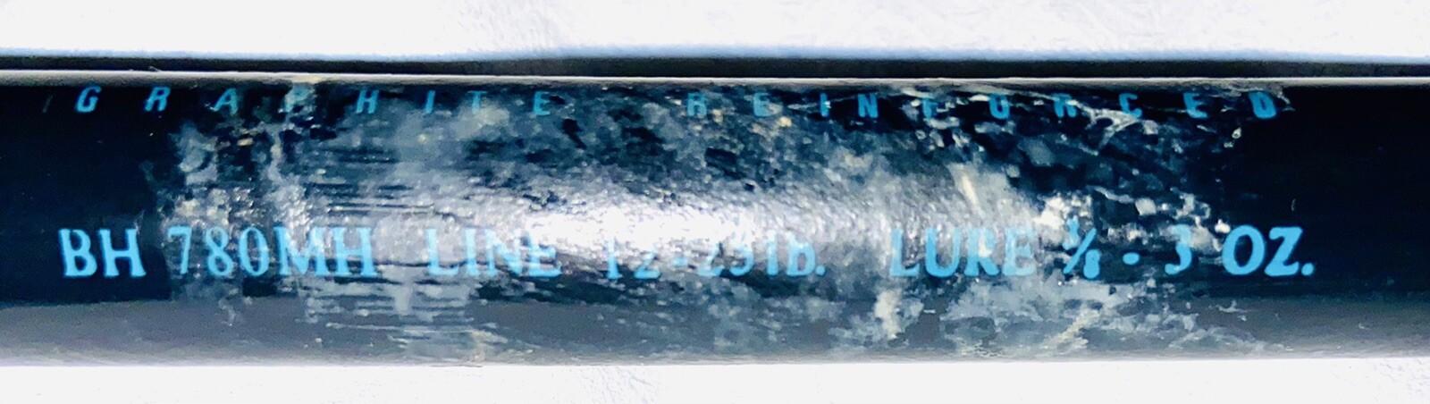 Ryobi Fintek Blue Hawk Graphite Fishing Rod BH 780MH Line 12-25# Lure 3/8-3oz