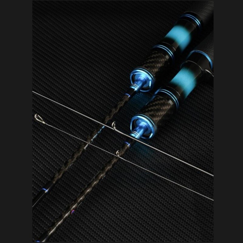 Carbon Fiber Fishing Lure Rod 1.5M 1.68M 1.8M Pole Spinning Casting Rod Lure Rod
