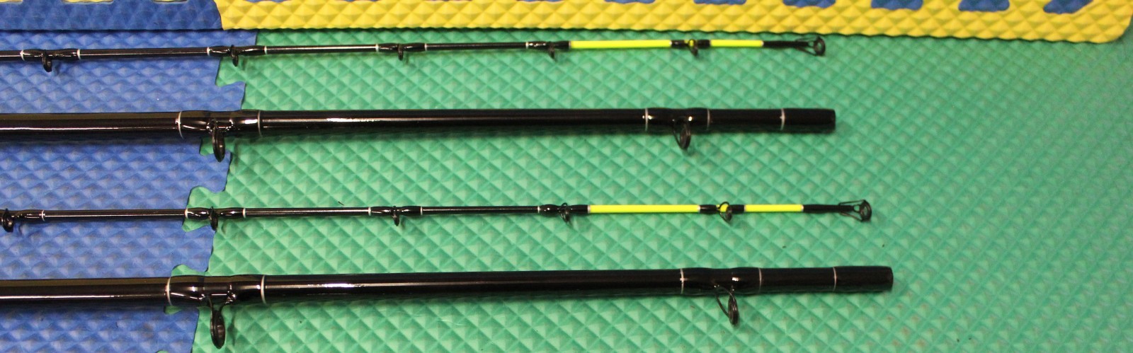 Okuma Classic Pro 9′ 0″ Trolling Rod Mooching CPM-90M-CT Chartreuse Tip 2-Pack!