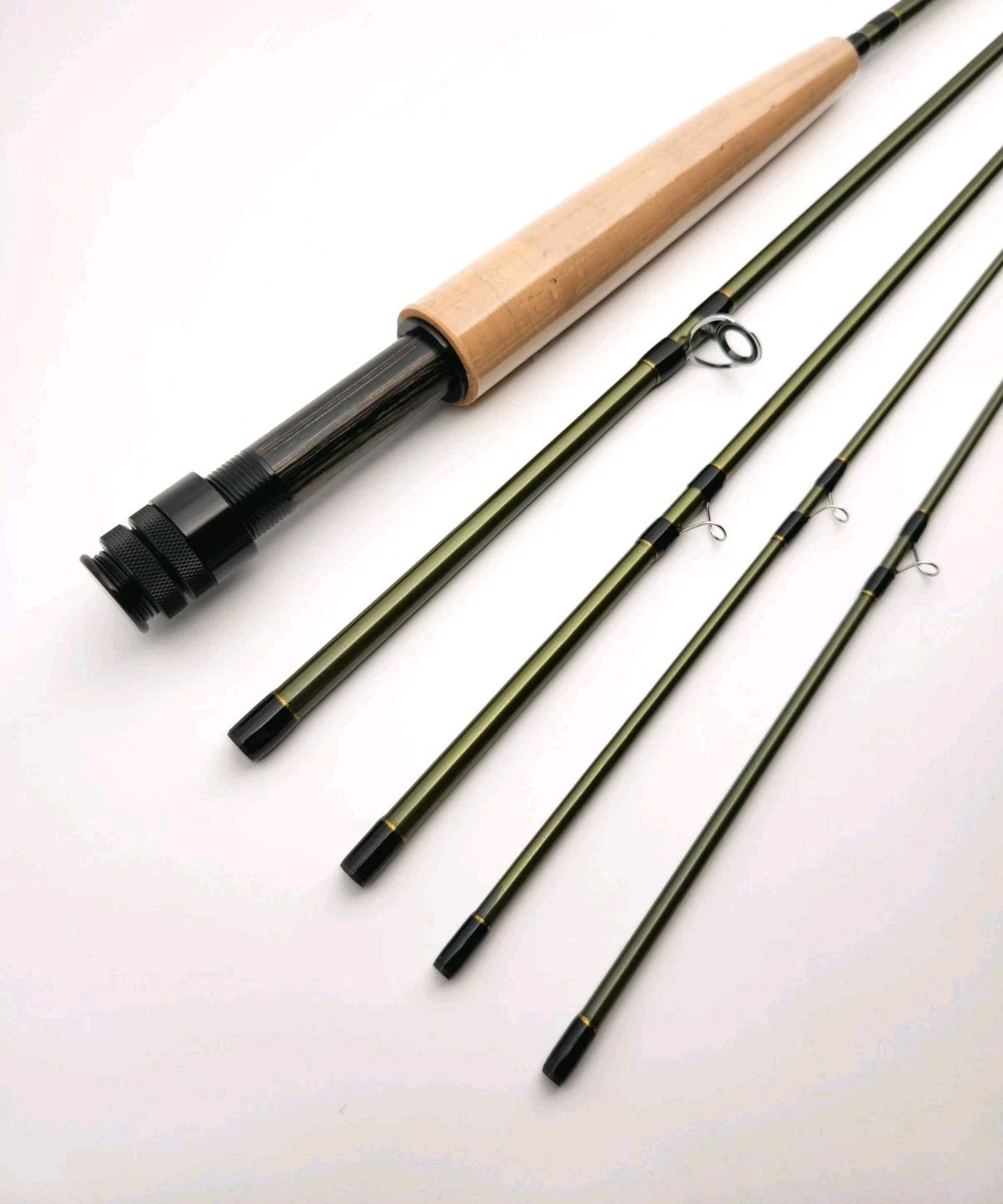 8′ 6″ 5wt Rocky Mountain Outfitters Fly Rod With 2 Tips, Sock, And Rod Tube