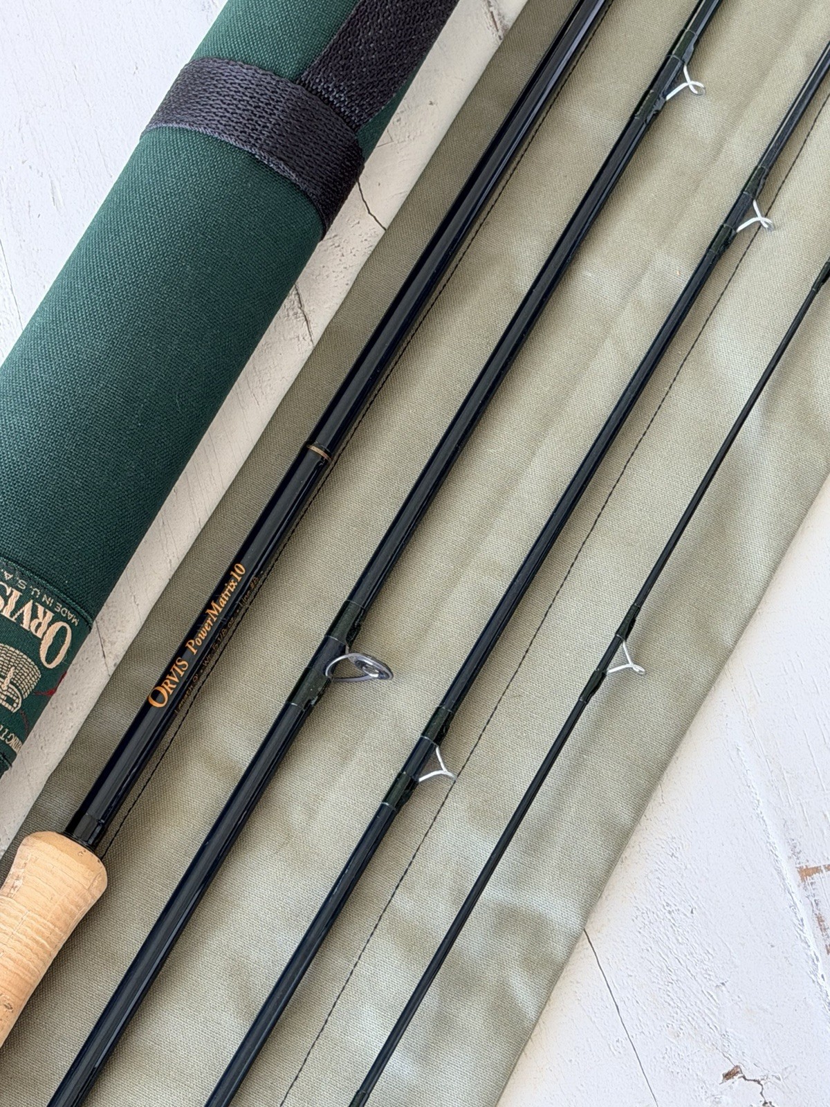 **BEAUTIFUL** ORVIS TRIDENT TLS F POWER MATRIX 10. 8wt. 9’ft Rod🔥~EXCELLENT~🔥