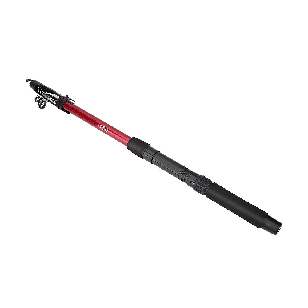 (1.8m)Outdoor Portable Lightweight Casting Telescopic Fishing Rod Reel Tack